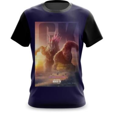 Imagem de Camiseta Camisa King Kong VS Godzilla 09 - Fabriqueta, XG