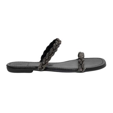 Imagem de Sandália Rasteira Santa Lolla Trançada Brilho