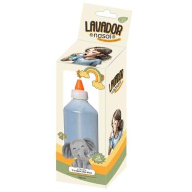 Imagem de Lavador Nasal Garrafa 300ml + 2 Bicos Adulto E Infantil - 3B