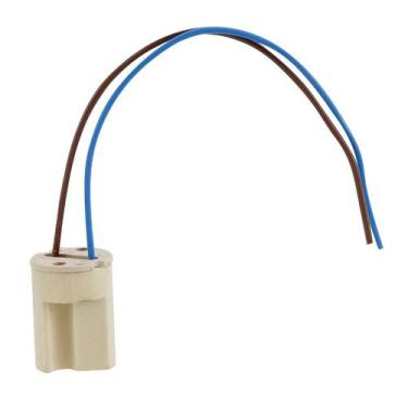 Imagem de Receptaculo bocal soquete g9 porcelana com rabicho para lampada - Gala