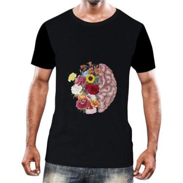 Imagem de Camisa Camiseta Cérebro Inteligência Mental Psicologia HD 1 - Enjoy Sh