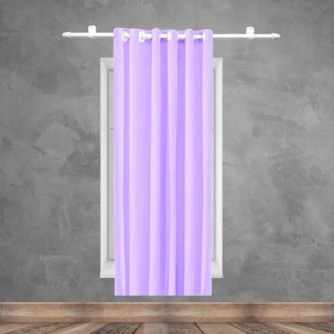 Imagem de Cortina Blackout 1Folha PVC Corta Luz 100% 140x180 Admirare , Lilás