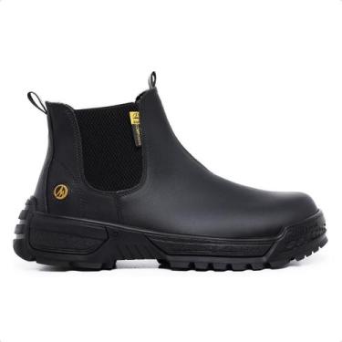 Imagem de Bota segurança feminina com bico de composite em couro legitimo certif