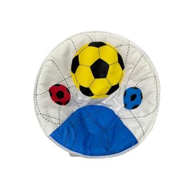 Imagem de Cadeira Infantil Moon com Bolas de Futebol, Azul e Vermelha