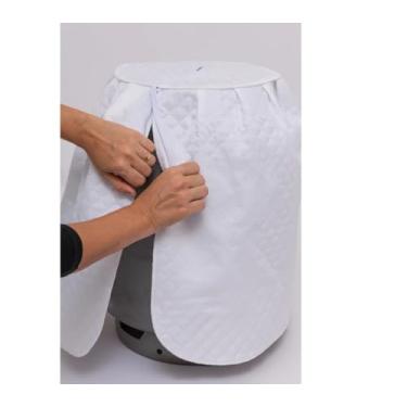 Imagem de Capa Protetora para Botijão Bujão de Gás 13 KG (Branco)