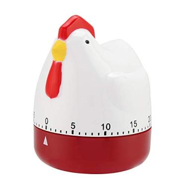 Imagem de Cronômetro de Frango, Cronômetro Mecânico de Cozinha, Cronômetro de Animais Fofos para Crianças, Cronômetro de Contagem Regressiva Manual de 60 Minutos para Sala de Aula, Casa,