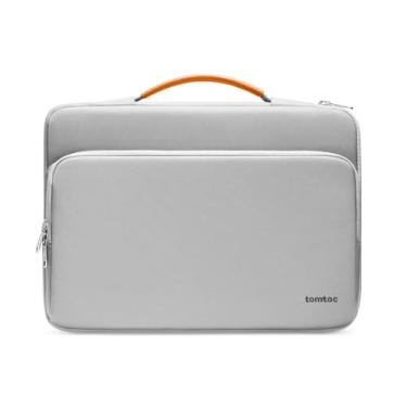 Imagem de tomtoc Capa protetora para laptop 360 para MacBook Pro 2024 de 16 polegadas M4/M3/M2/M1 Pro/Max 2024-2019, resistente à água, bolsa para laptop com bolso acessório para o novo Razer Blade 15