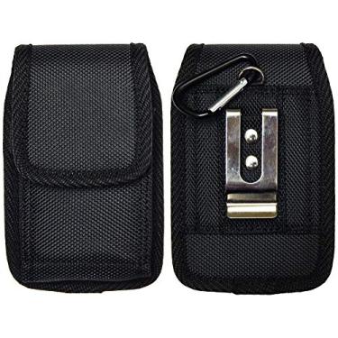 Imagem de Bolsa de transporte clássica com clipe de cinto para Freestyle Libre 3/Freestyle Libre 2 (monitor contínuo de glicose) (preta/VERTICAL2)