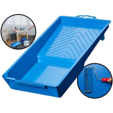 Imagem de Bandeja Plástica 250ml Pintura Multiuso Para Pad Rolo Pincel Reparos M