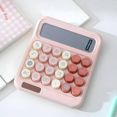 Imagem de Calculadora Retangular 12 Dígitos Botões Coloridos Opapro OPA-J011, Co