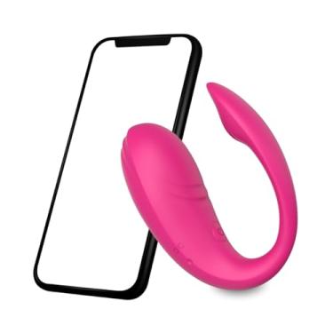 Imagem de Vibrador para Casal Controle por APP IOS ou ANDROID 10 Velocidades Bluetooth Silicone Cirurgico Recarregavel Funciona a qualquer distancia, ate em paises diferentes
