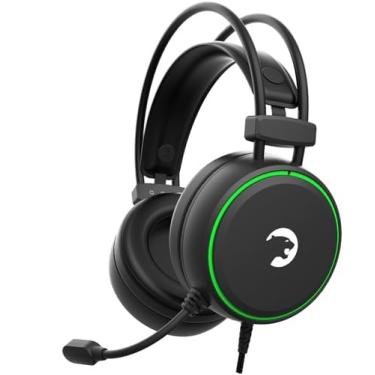 Imagem de Fone de ouvido gamer GAMEPOWER JIN X 3,5 mm – Fones de ouvido com fio com drivers de 50 mm, design confortável, áudio espacial 360, microfone com cancelamento de ruído, PS4, PS5, para Xbox, preto