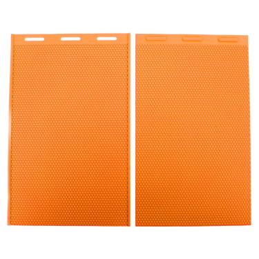 Imagem de 2PCs Folhas de Prensa de Cera de Abelha, Equipamentos Flexíveis de Silicone de Abelhas de Grande Formato de Favo de Favo de Favo de Mel Pressiona para Fazer Cera de Abelha e