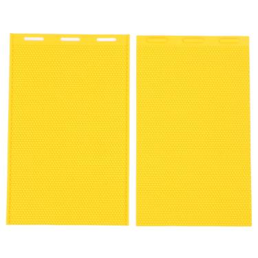 Imagem de 2PCs Folhas de Prensa de Cera de Abelha, Equipamentos Flexíveis de Silicone de Abelhas de Grande Formato de Favo de Favo de Favo de Mel Pressiona para Fazer Cera de Abelha e