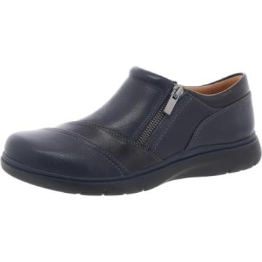 Imagem de Clarks Mocassim feminino Certina Pure Slip On, Azul marino, 38