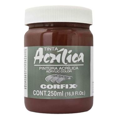 Imagem de Tinta Acrílica 250ml G2 113 Vermelho Oxido Corfix, 113 - VERMELHO OXID