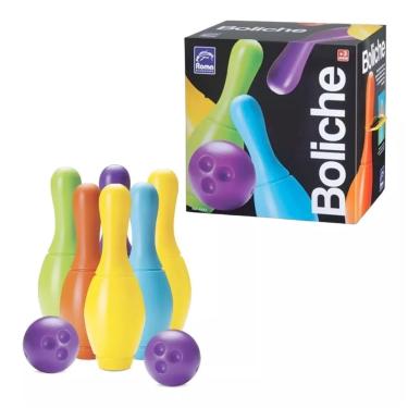 Imagem de Brinquedo Jogo De Boliche 260 Infantil Com Funil