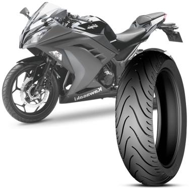 Imagem de Pneu Moto Kawasaki Ninja 300 Technic Aro 17 140/70-17 66S tl Traseiro Stroker City