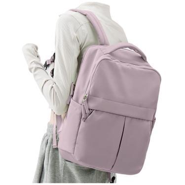 Imagem de Mochila Suratio Laptop para mulheres e homens roxa 30x13x43cm