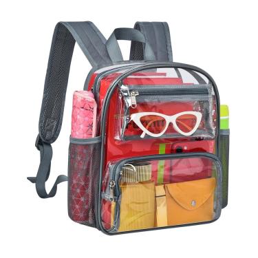 Imagem de Mochila transparente MAY TREE Clear Bag Stadium Approved Grey