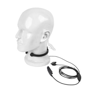 Imagem de Pdflie Microfone de garganta com tubo auricular PTT para rádio Motorola GP328 GP338 GP340 GP380 HT750 HT1250 HT1550 MTX850 MTX850LS MTX950 MTX8250 MTX9250 PR860 PRO5150 PRO71500 PRO9150 PTX700 PTX760