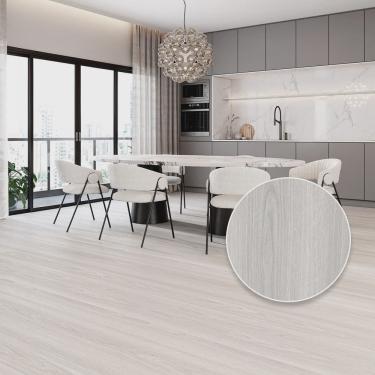 Imagem de Piso Vinílico Colado 18cm x 2mm x 1,22m Pix Revestimentos - caixa com 4,34m2 - Cinza