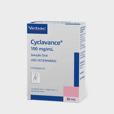 Imagem de Cyclavance 100 mg Solução Dermatológica para Cães Virbac 30 ml