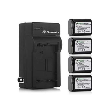 Imagem de Bateria NP-FW50 com Carregador (4 pacotes) para Câmeras Sony Alpha
