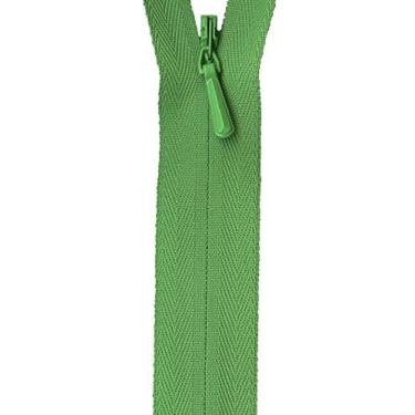 Imagem de YKK Exclusivo zíper invisível, 23 cm, verde folha