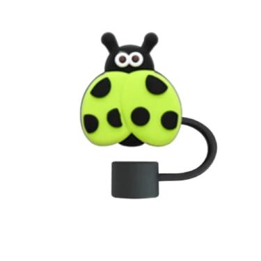 Imagem de Tampa Protetora de Silicone para Canudo 10mm, Acessórios para Copo Garrafa Stanley (JOANINHA 1)