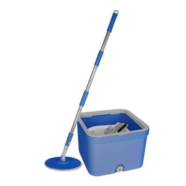 Imagem de Mop Giratório com Balde Separador, 360 Graus, Cabo Extensível 98-123cm, 4L, Microfibra