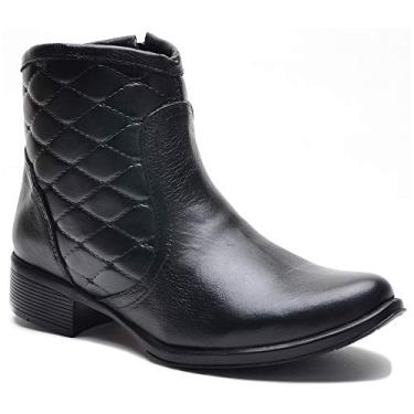 Imagem de Bota Montaria Country Cano Curto Couro Legitimo Infantil Adulto (Preto, BR, Criança de 9 a 12 anos, Numérico, 27)