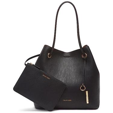 Imagem de Calvin Klein - Bolsa Gabrianna Bubble Lamb reversível, North/South Key Item Tote, One Size