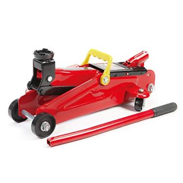 Imagem de GRANDE VERMELHO T82002-BR Torin Hydraulic Trolley Serviço/tomada de chão, 2 toneladas (4.000 lb) capacidade, vermelho