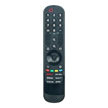Imagem de Allimity MR23GA AKB76043112 Controle remoto infravermelho substituído adequado para Smart TV LG OLED77B36LA OLED55C34LA OLED42C37LA OLED55B39LA com NETFLIX PRIME-VIDEO DISNEY+ RAKUTEN-TV LG-CHANNELS
