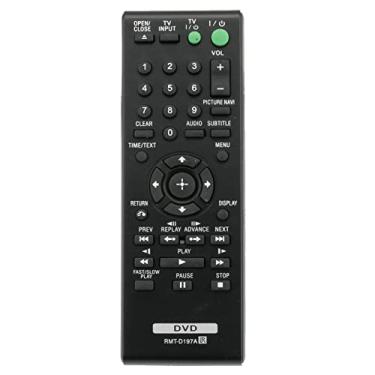 Imagem de Allimity Controle remoto substituído RMT-D197A adequado para Sony DVD Player DVPSR201P DVPSR210P DVPSR405P DVP-SR500H DVP-SR500WM DVPSR510H DVP-SR310P RMT-D197P