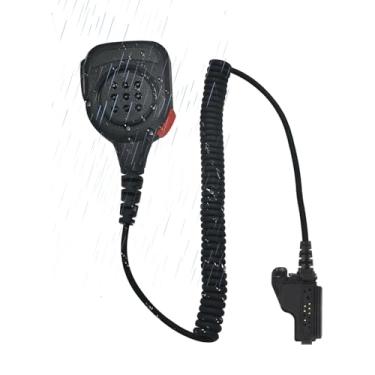 Imagem de stdgove Microfone de ombro de mão com microfone de lapela de polícia de 3,5 mm, alto-falante remoto para Motorola xts 5000 5000r 2500 2500i 2250 1500 3000 3500 4250 ht1000 cts STX xds xps Series