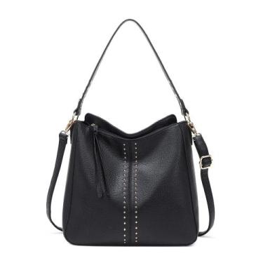 Imagem de Bolsa Hobo Montana West MWC-128-BK para mulheres em preto