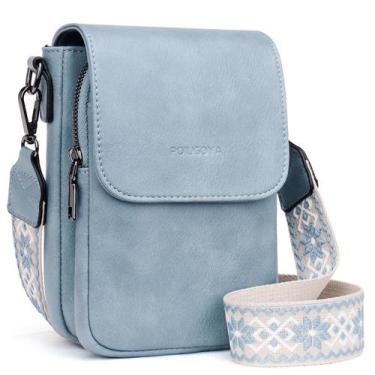 Imagem de Bolsa tiracolo POIUGOYA pequena para mulheres em material vegano