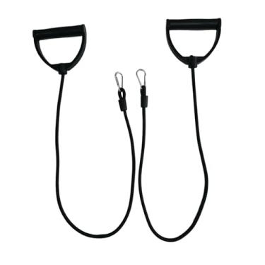 Imagem de Deevoka Puxar para cima Alças de Faixa de Resistência Alças 1 Par Portátil Ombros de Mão de Levantamento de Peso para Halteres Barra Casa, Alumínio