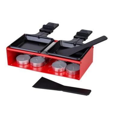 Imagem de Racleteira antiaderente L37,7xP10xA6,7cm cor vermelha e preta