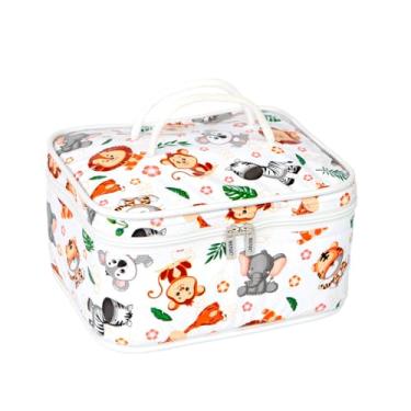 Imagem de Bolsa Frasqueira Térmica Bebê e Infantil 6 Litros Impermeável (Laranja Safari)