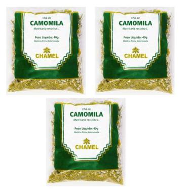 Imagem de Chá Camomila Flores Kit 3 Pacotes Natural Chamel