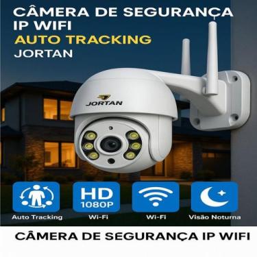 Imagem de Câmera De Segurança Prova Dágua Wifi Ip Infravermelho Externa Full Hd 
