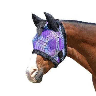 Imagem de Kensington Signature Fly Mask w/Plush Fleece & Ear w/Forelock Hole Size: M-Small Horse Cor: 2017 - Lavanda Mint