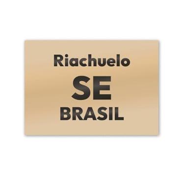 Imagem de Imã de Geladeira Riachuelo Sergipe MDF 8x5 para Cidade