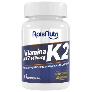 Imagem de Suplemento de Vitamina K2 MK7 149 MCG 60 comp - APISNUTRI