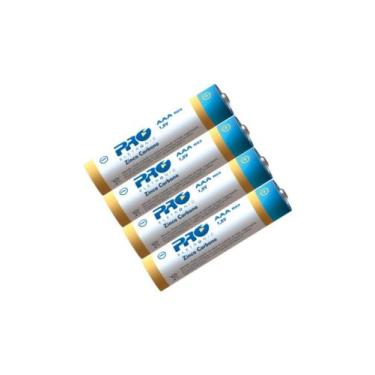 Imagem de Tubo 60 Pilhas Proeletronic PQPC-AAA4 Zinco - 15 Packs com 4 unidades