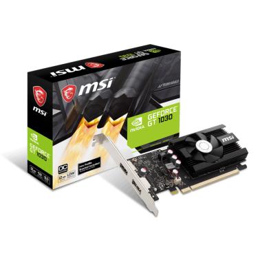 Imagem de Placa de Vídeo MSI Low Profile OC NVIDIA GT 1030 2GB DDR4