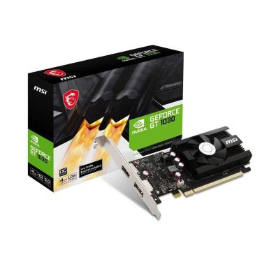 Imagem de Placa de Vídeo MSI NVIDIA GeForce GT-1030 LP OC 4GD4 4GB